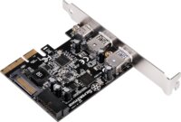 SilverStone ECU05 USB 3.1 Type-C / USB 3.0 Type-A PCIe portbővítő
