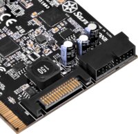 SilverStone ECU05 USB 3.1 Type-C / USB 3.0 Type-A PCIe portbővítő