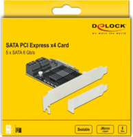 DeLOCK 90498 5x belső SATA port bővítő PCIe kártya