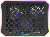 Esperanza EGC109 19" RGB Laptop hűtőpad - Fekete
