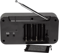 Denver DAB-42 Rádiós ébresztőóra - Fekete