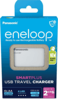 Panasonic Eneloop Smart Plus USB Travel BQ-CC87 4x AA/AAA NiMH Akkumulátor Töltő