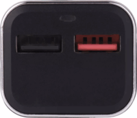 Emos Autós 2xUSB-A töltő - Fekete (28.5W)