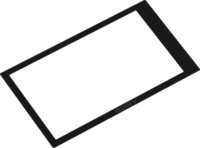 Sony PCK-LM17 LCD-védő fólia (1 db / csomag)