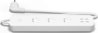 Tesla Smart Plug 230V Okos hálózati elosztó 3 aljzatos + 4db USB 1.8m - Fehér