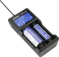 Xtar VC2 2x 3,6V/3,7V Li-ion Akkumulátor töltő