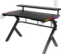 Huzaro Hero 5.0 Gamer asztal RGB LED világítással - Fekete