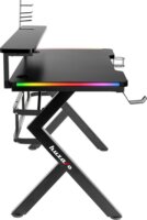 Huzaro Hero 5.0 Gamer asztal RGB LED világítással - Fekete