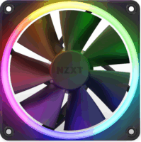 NZXT F120 RGB 120mm PWM Rendszerhűtő - Fekete
