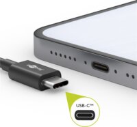 Goobay USB-C Hálózati töltő - Fekete (15W)