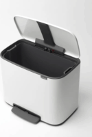 Brabantia Bo 36 literes pedálos fém Szelektív szemetes - Fehér