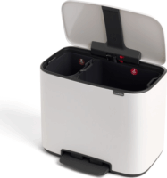 Brabantia Bo 11 + 23 literes pedálos fém Szelektív szemetes - Fehér