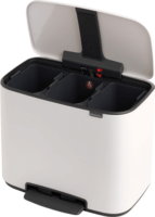 Brabantia Bo 3 x 11 literes pedálos fém Szelektív szemetes - Fehér