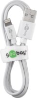 Goobay 72905 Lightning apa - USB-A apa 2.0 Adat és töltőkábel - Fehér