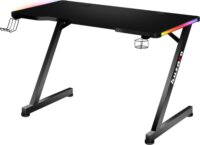 Huzaro Hero 2.5 Gamer asztal RGB LED világítással - Fekete