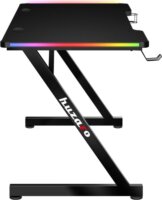 Huzaro Hero 2.5 Gamer asztal RGB LED világítással - Fekete