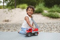 Lena Truxx2 Tűzoltó autó - Piros