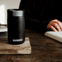 Kambukka Olympus Jet Black 300ml Termosz börge - Fekete