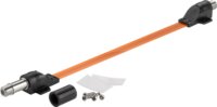 Goobay 71410 Type-F antenna hosszabbító kábel 0.5m - Narancs
