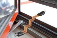 Goobay 67244 Type-F antenna hosszabbító kábel 0.3m - Narancs