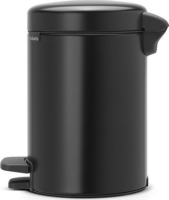 Brabantia NewIcon pedálos fém szemetes 3L - Fekete