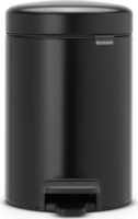 Brabantia NewIcon pedálos fém szemetes 3L - Fekete