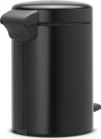 Brabantia NewIcon pedálos fém szemetes 3L - Fekete