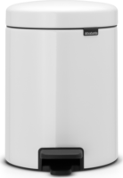 Brabantia NewIcon 5 literes pedálos fém szemetes - Fehér