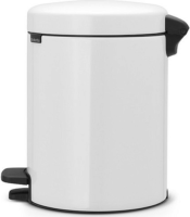 Brabantia NewIcon 5 literes pedálos fém szemetes - Fehér