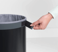 Brabantia Fém szennyestartó 35l - Fekete