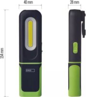 Emos P4537 Akkus LED Munkalámpa - Fekete/Zöld