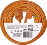 Emos P01230R 250V Hosszabbító kábel 30m - Narancssárga