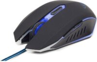 Gembird MUSG-001-B USB Egér Fekete/Kék
