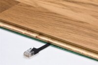 Goobay U/UTP CAT6 Lapos patch kábel 5m - Fekete