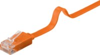 Goobay U/UTP CAT6 Lapos patch kábel 1m - Narancssárga