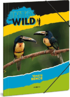 Ars Una Into The WIld Toucan A4 gumis mappa - Mintás