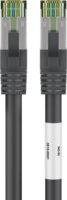 Goobay S/FTP CAT8.1 Patch kábel 0.25m - Fekete