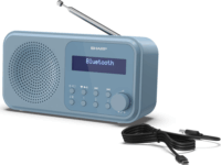 Sharp DR-P420 Hordozható DAB+/BT Bluetooth Rádió - Kék