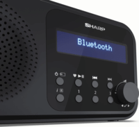 Sharp DRP420BK Rádió - Fekete