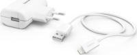 Hama 201619 USB-A Hálózati töltő + töltőkábel - Fehér (12W)
