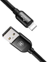 Baseus 3-in-1 Cable USB-A apa - Lightning/Micro USB/USB-C apa 2.0 Adat és töltőkábel - Fekete/Piros/Kék (0.3m)