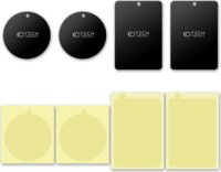 Tech-Protect Fém ellenlapka mágneses autós tartóhoz - Fekete (4db/csomag)