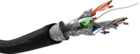 Goobay S/FTP CAT7 Kültéri installációs kábel 100m - Fekete