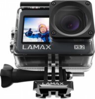 Lamax X9.2 Akciókamera 4K 60fps külső mikrofonnal és távirányítóval - Fekete