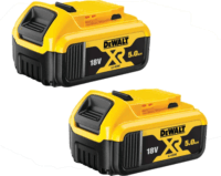 DeWalt DCB184P2-XJ 18V Akkumulátor 5000mAh (2 db/csomag)