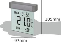 TFA 30.1025 Digitális ablak hőmérő