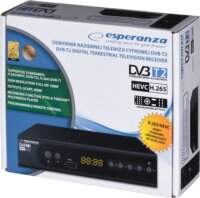 Esperanza EV106P DVB-T2 Set-Top box vevőegység