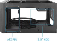 Chieftec CN-01B-OP Számítógépház - Fekete