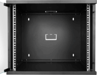 S-Link 19" Fali rack szekrény 9U 530x400mm - Fekete