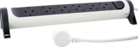 Legrand Premium 694533 230V Elosztó 6 aljzatos 1.5m - Fehér/Fekete